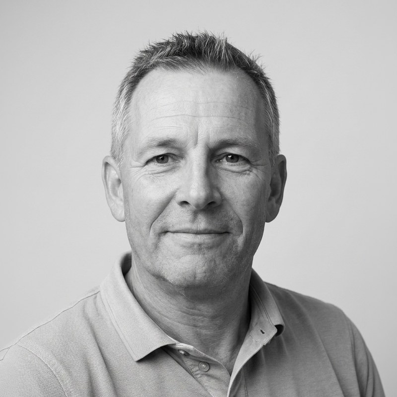 Zwart-wit licht portret